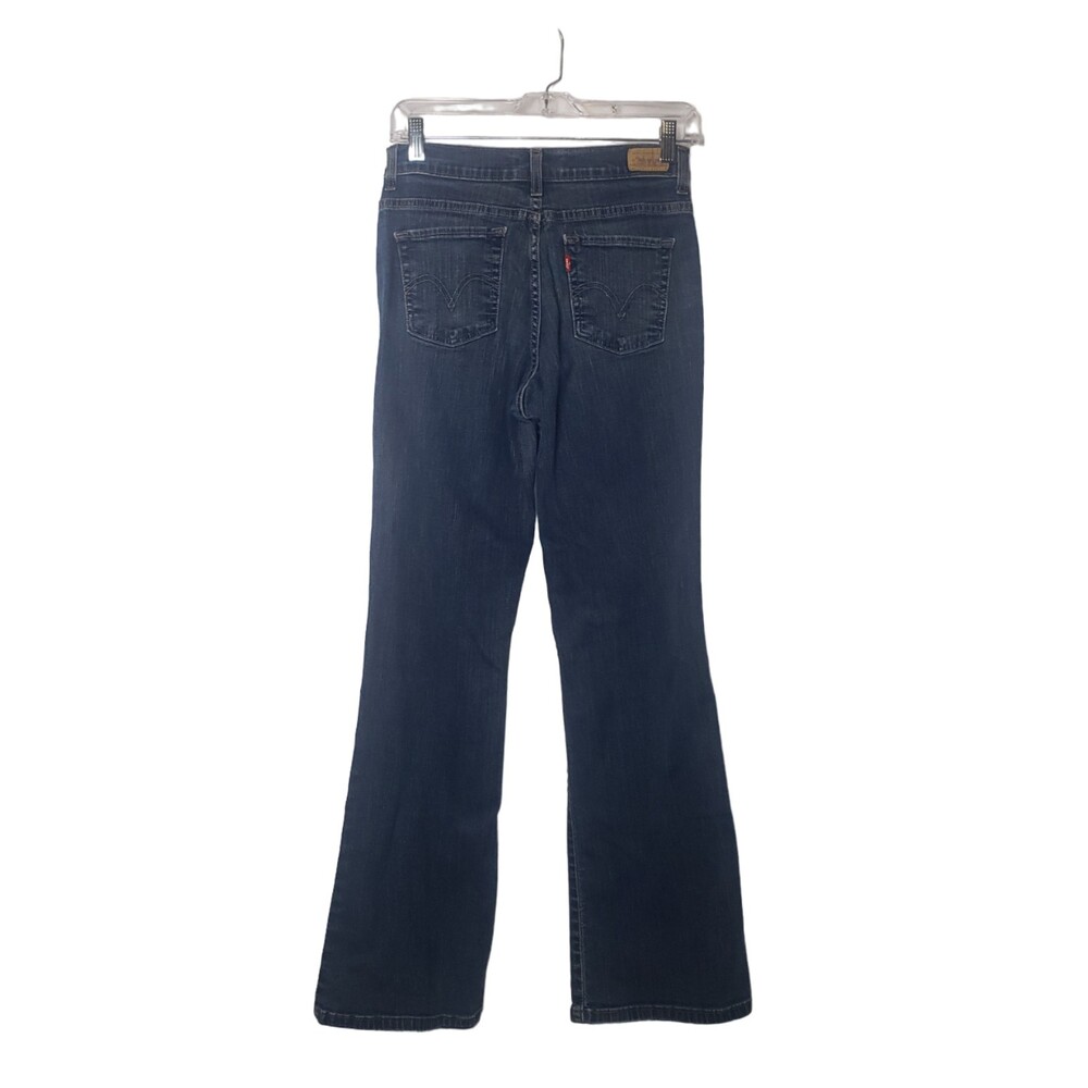 LEVIS Perfectly Slimming Boot Cut Jeans Dark Wash Size 6M